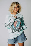 DayDreamer Grateful Dead Checkered Oversized Long Sleeve Tee | DayDreamer Grateful Dead Checkered Oversized Long Sleeve Tee | Clad & Cloth |  Tees | Amazon | Instagram.