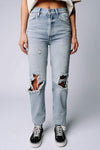 Free People Lasso Jean in Foxtrot Light Wash | Free People Lasso Jean in Foxtrot Light Wash | Clad & Cloth |  Bottom | Amazon | Instagram.