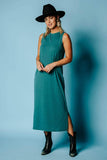 The Walk Away Midi Dress in Teal | The Walk Away Midi Dress in Teal | Clad & Cloth |  Dress | Amazon | Instagram.