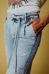 Free People Kinsey Crop Jeans in Light Wash Denim | Free People Kinsey Crop Jeans in Light Wash Denim | Clad & Cloth |  Bottom | Amazon | Instagram.