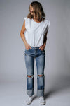 Free People Wild Flower Jean | Free People Wild Flower Jean | Clad & Cloth |  Bottom | Amazon | Instagram.